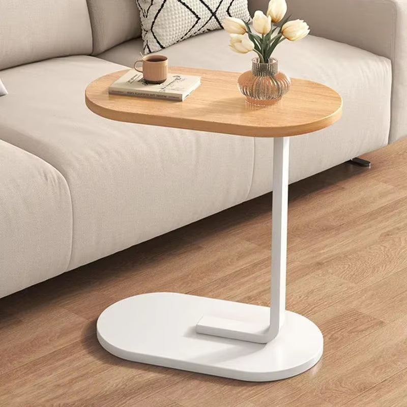 C-Shaped Side Table For Living Room Mini Modern Corner Coffee Sides Tables Home Light Luxury Sofa Side Table Bedroom Furniture