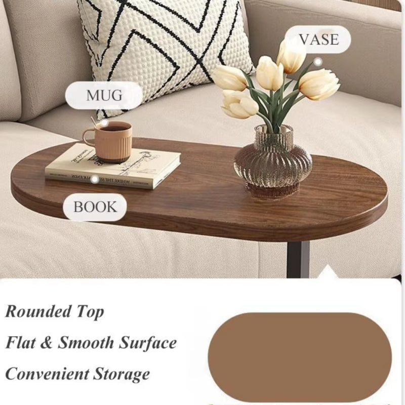 C-Shaped Side Table For Living Room Mini Modern Corner Coffee Sides Tables Home Light Luxury Sofa Side Table Bedroom Furniture