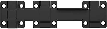 National Hardware N166-023 823-in Black Gate Latch