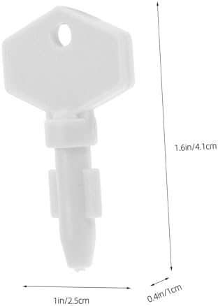 Luxshiny Plastic Toilet Paper Dispenser Key Replacement