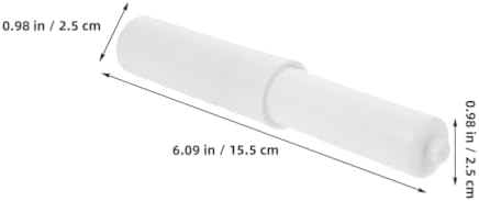 Operitacx 4pcs Adjustable Toilet Roll Holder with Flexible Spring Rod