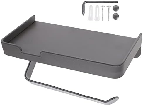 LABRIMP Toilet Paper Holder with Shelf