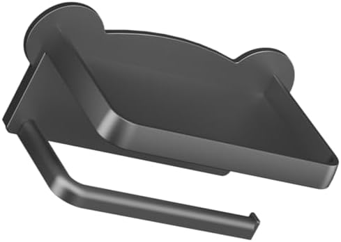 ETHZZLE Wall Mount Toilet Paper Holder with Shelf