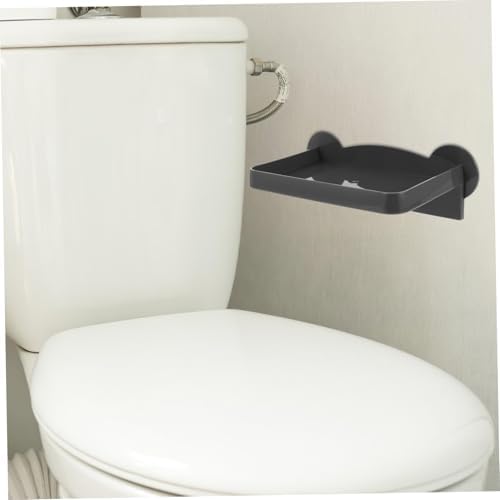 Ciieeo Wall Mounted Toilet Paper Holder with Shelf
