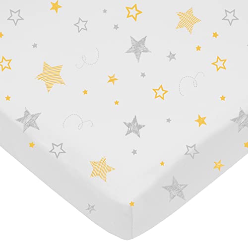 American Baby Company 100 Cotton Fitted Mini Crib Sheet 38 x 24