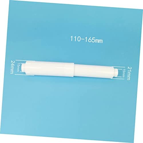 Veemoon White Toilet Paper Holder 4pcs Modern Bathroom Organizer