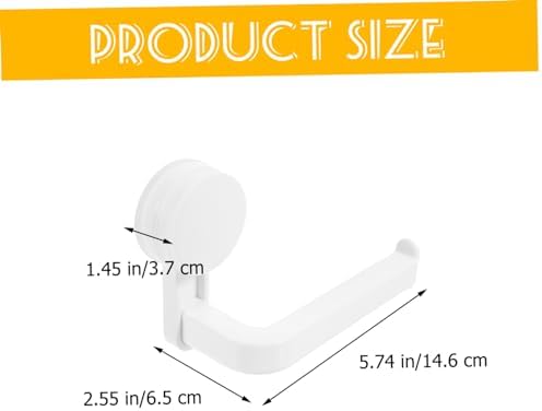 JECOMPRIS Suction Cup Toilet Tissue Holder