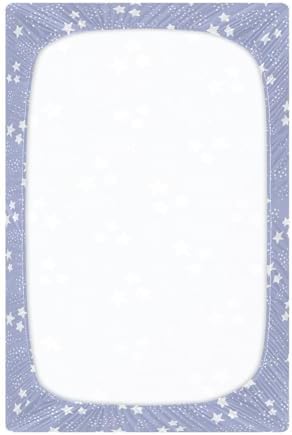 KICPOAY Star Polka Dot Crib Sheets for Baby Toddler