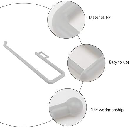 ARTIBETTER 3pcs Wall-Mounted Toilet Paper Holder No Punching Design