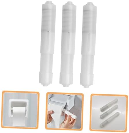 PHENOFICE 3pcs Toilet Paper Holder with Unique Axle Design