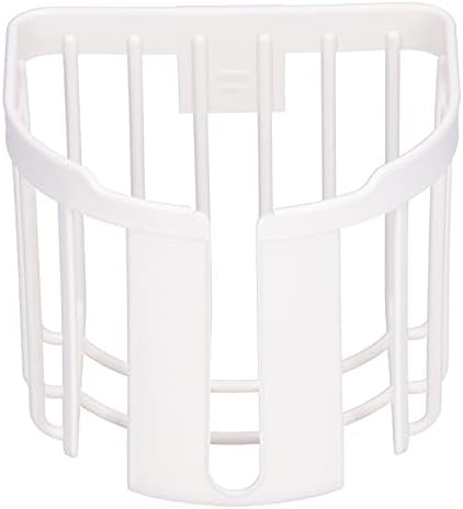 Aoveew Toilet Shelf WallMounted Bathroom Paper Holder White