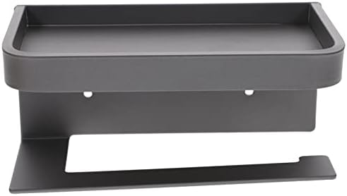 POPETPOP Wall Mount Toilet Paper Holder with Shelf