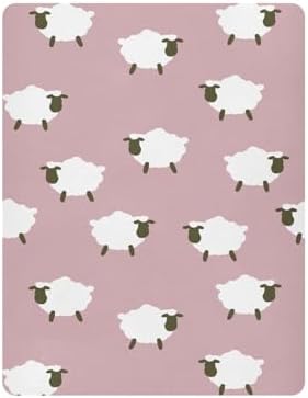 KICPOAY Fitted Crib Sheets with Elastic Band