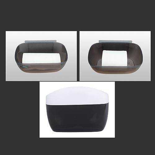 BRIGHTFUFU Self-Adhesive Toilet Paper Holder Pp Material Sturdy Roll Rack