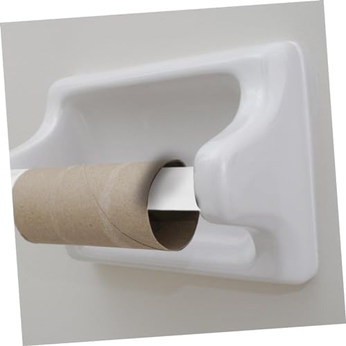 Adjustable Chrome Toilet Paper Holder with ABS Plastic Base