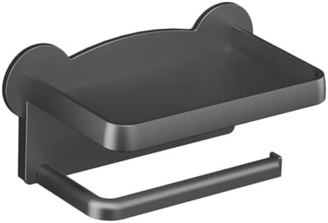 ETHZZLE Wall Mount Toilet Paper Holder with Shelf