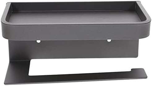 Gadpiparty Wall-Mounted Toilet Paper Holder with Shelf 1