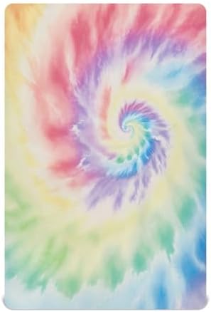 Wassud Tie Dye Crib Sheets for Boys Girls 28x52 1