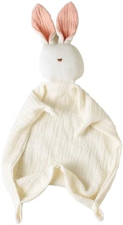 Insular Bunny Lovey Blanket - Organic Cotton Soft Breathable