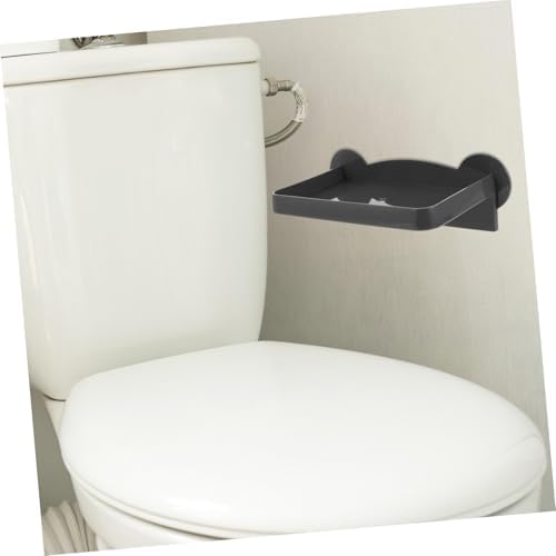 PRETYZOOM Peel Stick Toilet Paper Holder with Shelf