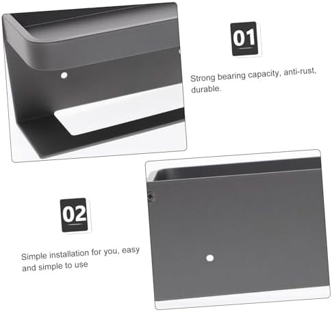 DOITOOL Wall-Mounted Toilet Paper Holder with Shelf