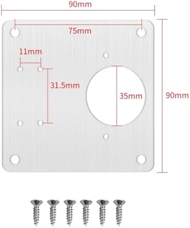 FANGZHNHT Stainless Steel Hinge Repair Plates 1-8 Pack