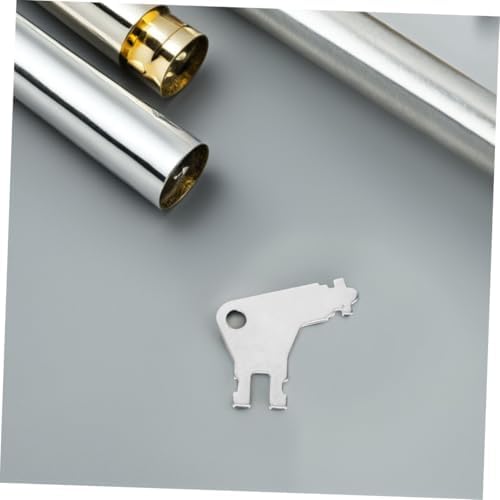 10pcs Toilet Paper Holder Key Towel Buckle Dispenser Key Silver Iron