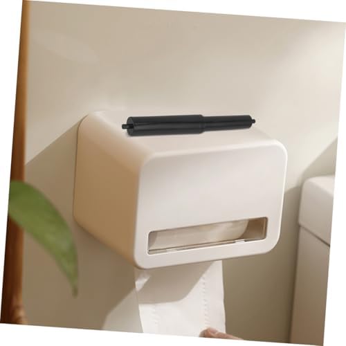 ORFOFE Universal Toilet Tissue Holder with Stretchable Spring Rod 1