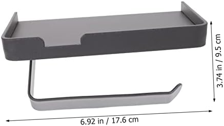 VINTORKY Stainless Steel Toilet Paper Holder with Storage Shelf