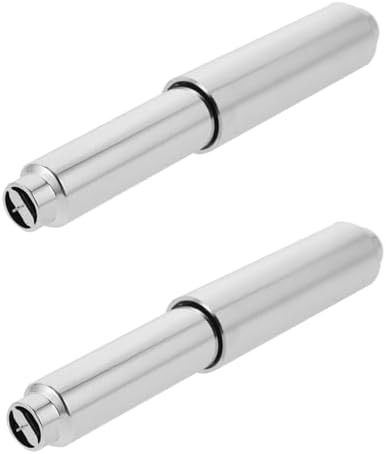 Homoyoyo 2Pcs Durable Chromium Toilet Paper Holder
