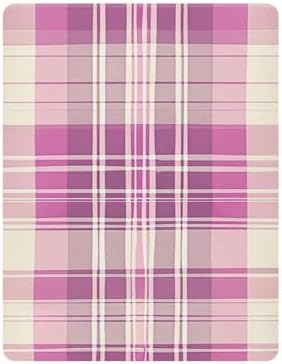 KICPOAY Checkered Tartan Crib Sheets