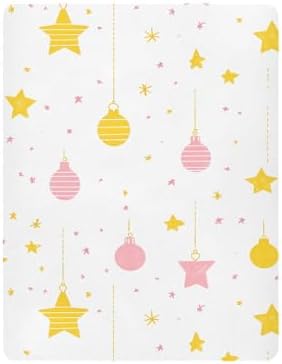 Wassud Stars and Balloons Crib Sheets 27x39 Inch Pack and Play Set