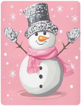 Wassud Snowman Disco Crib Sheets Set