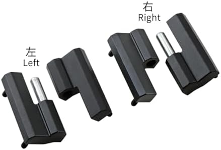FANGZHNHT Black Zinc Alloy Gate Hinge with Screw