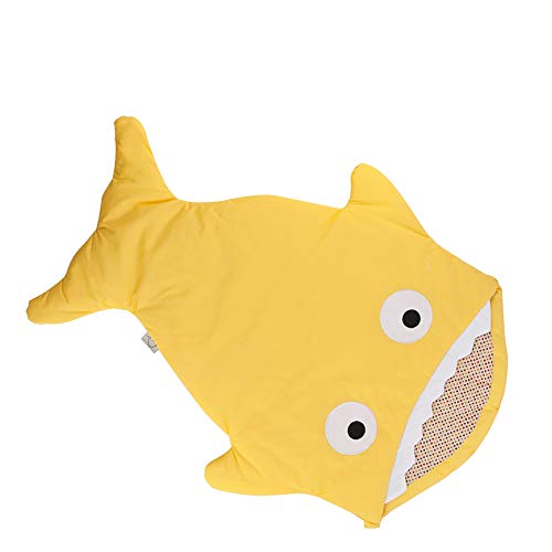 Qubskry Super Comfy Cartoon Shark Sleeping Bag for Newborns 34 Inch