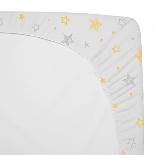 American Baby Company 100 Cotton Fitted Mini Crib Sheet 38 x 24