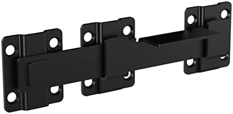 National Hardware N166-023 823-in Black Gate Latch