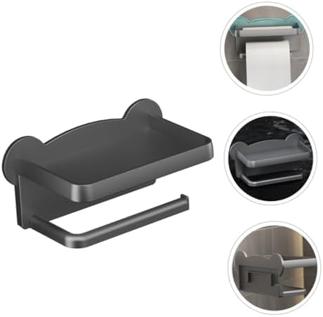 Mikikit Slim Wall-Mount Toilet Paper Holder