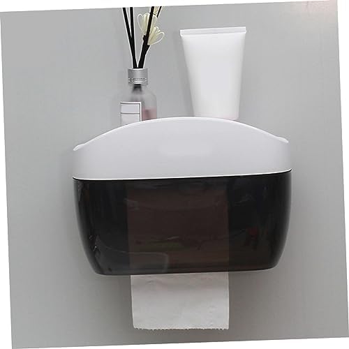 PHENOFICE Waterproof Toilet Paper Holder with Tissue and Storage Rack