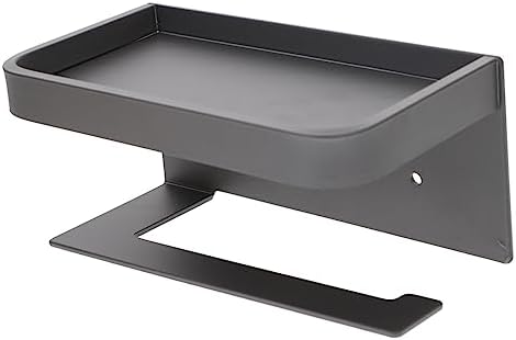 SEWOART Toilet Tissue Holder Shelf Aluminum Wall-Mounted Storage Rack