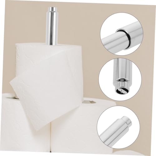 Homoyoyo 2Pcs Durable Chromium Toilet Paper Holder