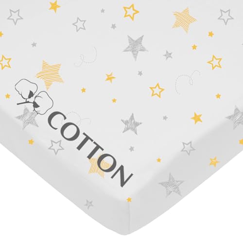 American Baby Company 100 Cotton Fitted Mini Crib Sheet 38 x 24