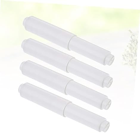 4pcs Modern Toilet Paper Holder with Spring Coil Rod Winder