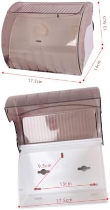 Waterproof Toilet Paper Holder with Suction Cup 1
