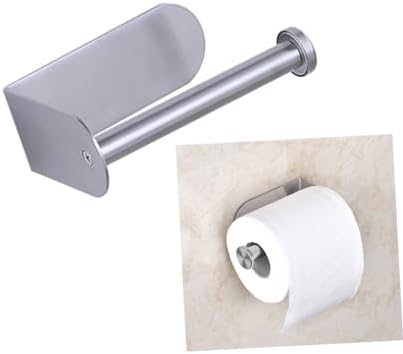 ORFOFE Stainless Steel Tissue Paper Holder Self Adhesive Non Slip Durable