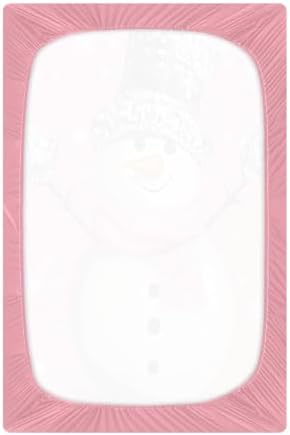 Wassud Snowman Disco Crib Sheets Set