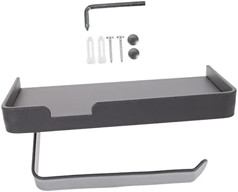 Cabilock Wall Mounted Toilet Paper Holder with Shelf