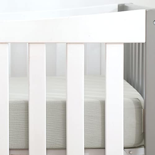 GRSSDER Muslin Crib Sheets 2 Pack 100 Cotton for Boys and Girls