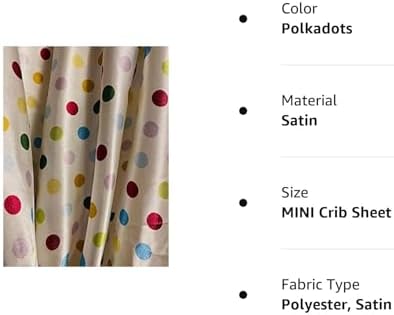 Satin Mini Crib Fitted Sheet for Baby Hair Moisture Retention 24x38