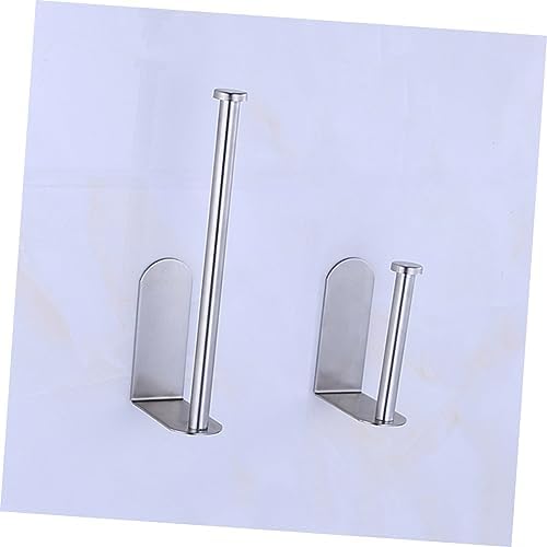ORFOFE Stainless Steel Tissue Paper Holder Self Adhesive Non Slip Durable